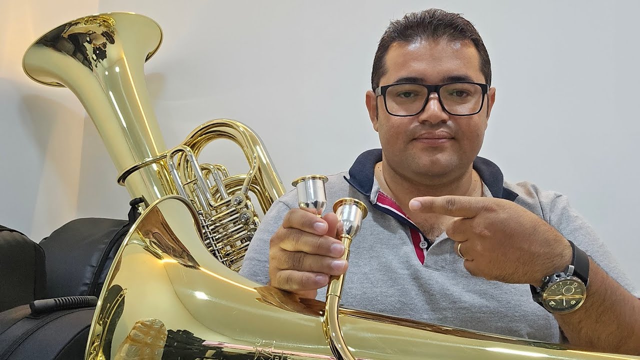 Testando Bocais JC Harmonic 53 e 59 no Euf&ocirc;nio (Bombardino- Euphonium)