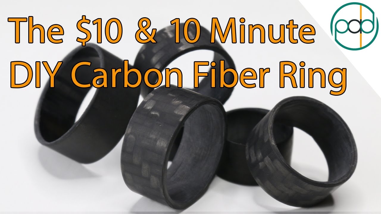 The Absolute Fastest and Cheapest Way to Make Carbon Fiber Rings