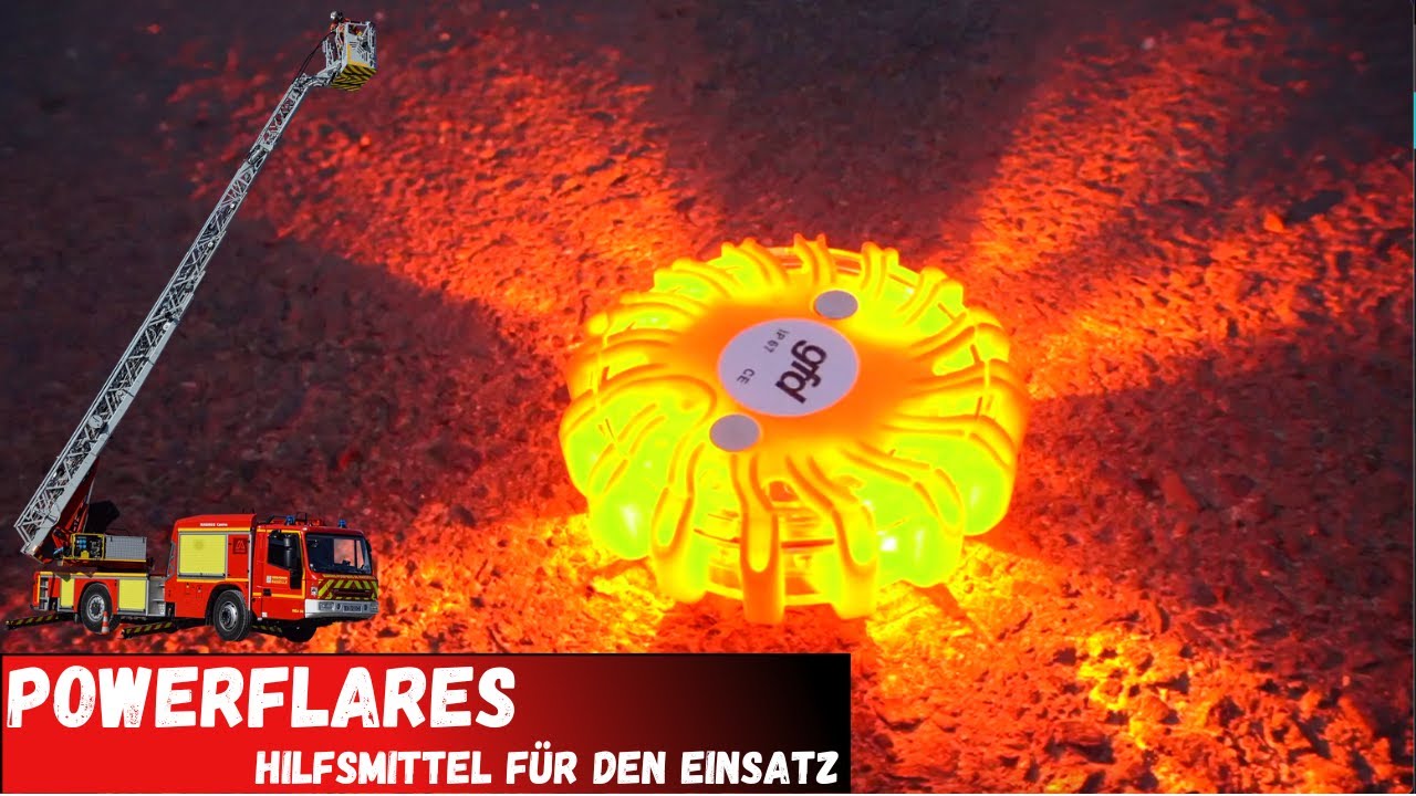 Powerflares im Feuerwehreinsatz | Einsatzmöglichkeiten |