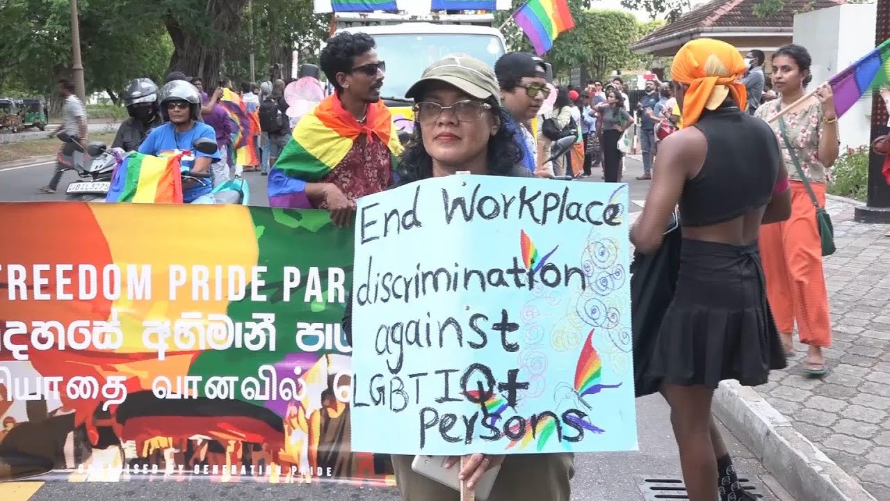 Hundreds march in Colombo to mark pride month
