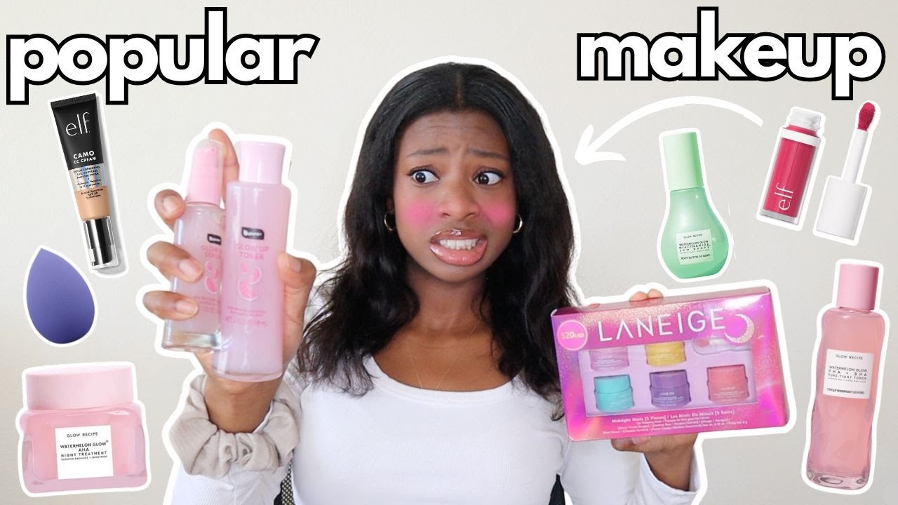 Trying Popular Self Care + Makeup Dupes!
