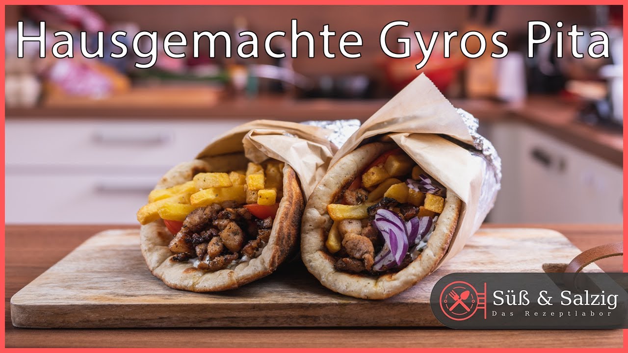 Hausgemachte Gyros | Pita Pita Brot Rezept