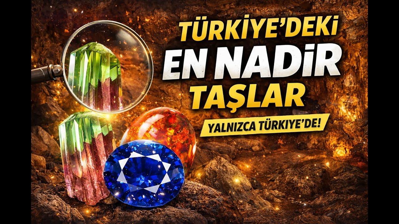 Türkiye’de Bulunan En Nadir Taşlar | Değeri, Oluşumu ve Bulunduğu Yerler