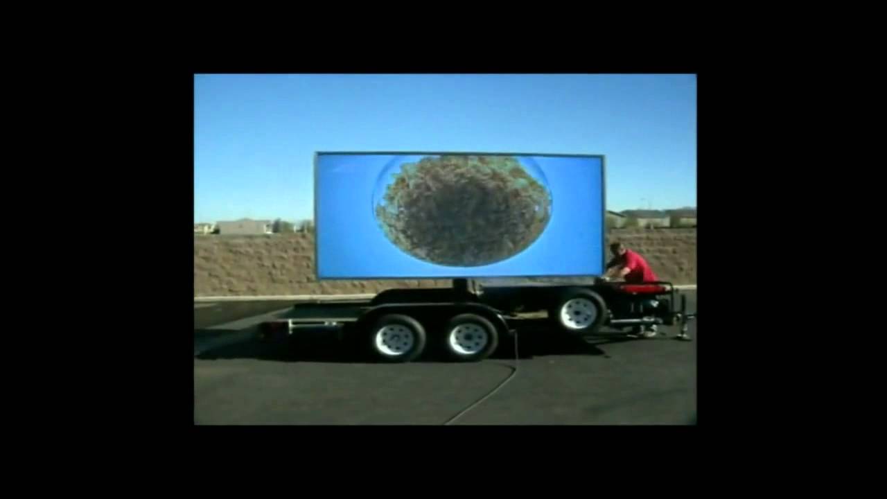P6 LED Mini Billboard Trailer
