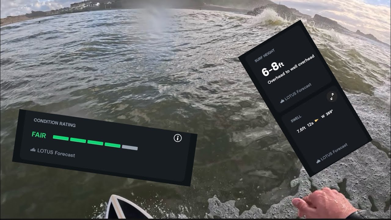 Fun surf in decent waves