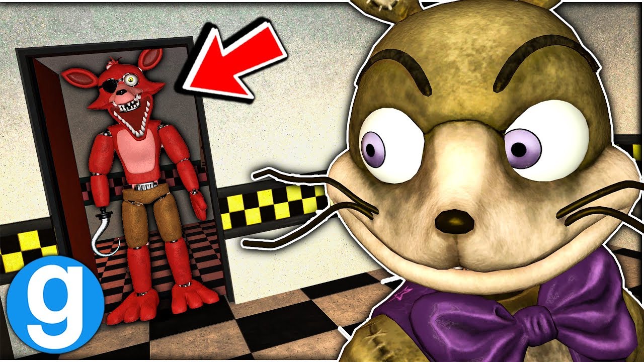 Глитчтрап был пойман с поличным Фокси! - Gmod FNAF