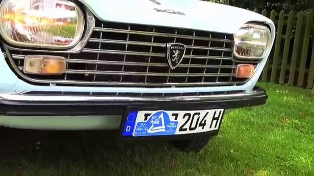Franzosen Tour im  Peugeot 204   Bj  1971