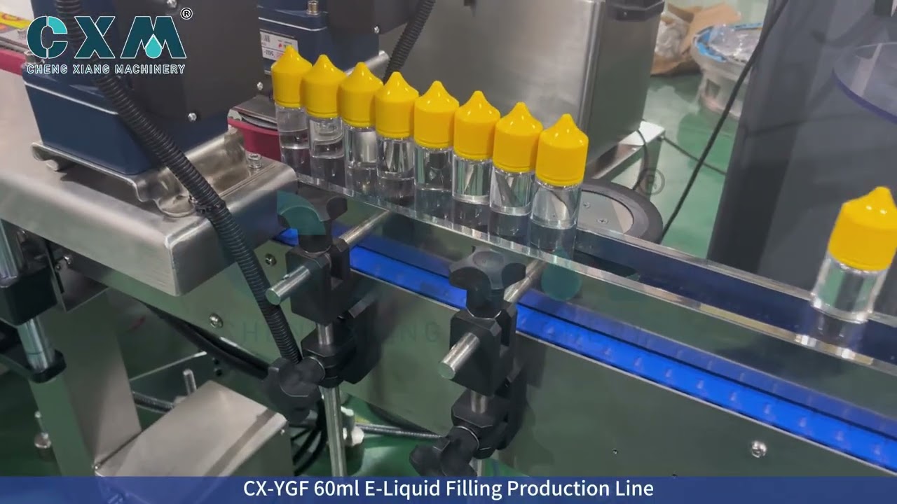 Chubby Gorilla Unicorn Bottle E-Liquid Filling Production Line | Full Line Demo #ChubbyGorilla #cxm