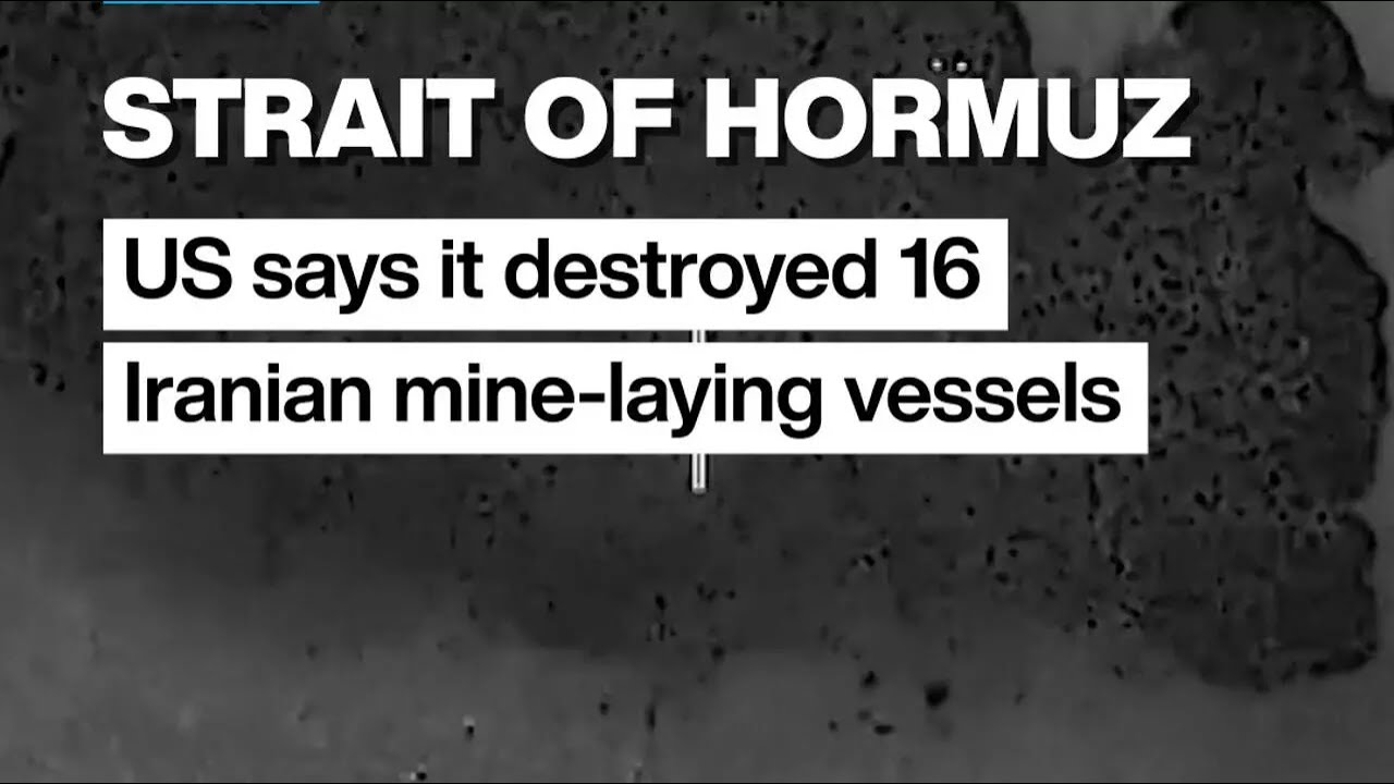 Strait of Hormuz: US says it destroyed 16 Iranian mine-laying vessels &bull; FRANCE 24 English