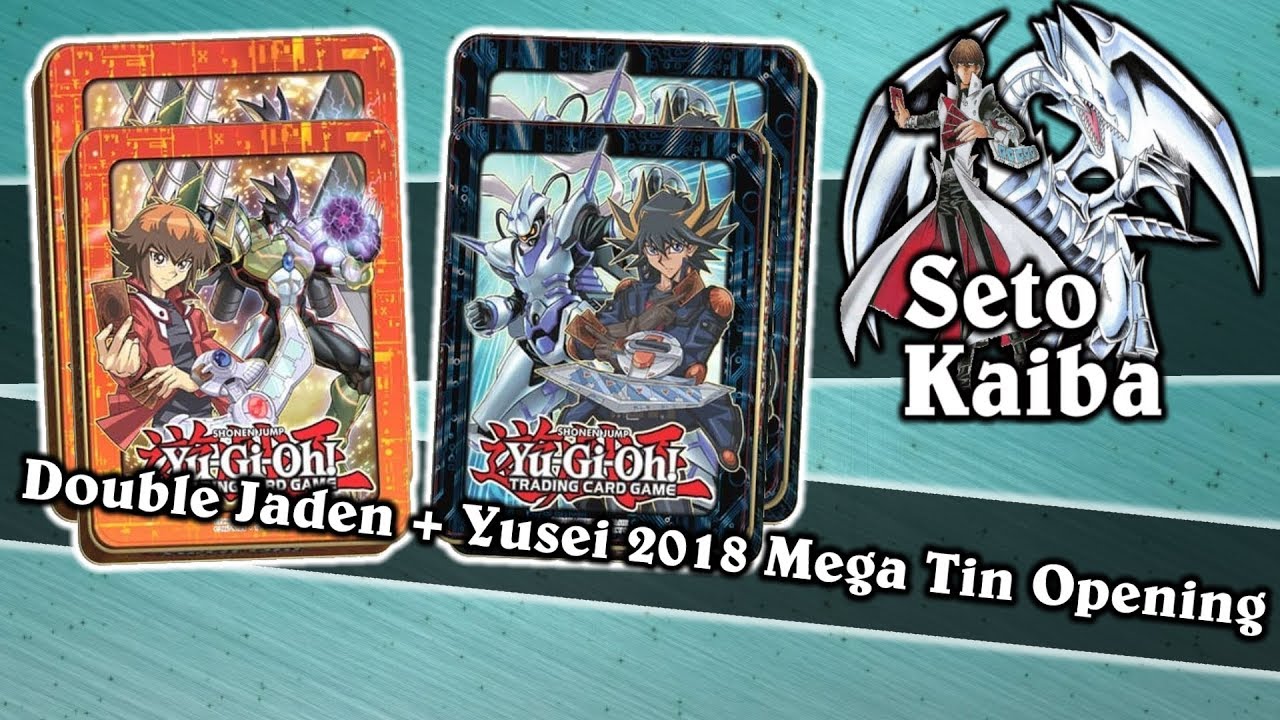 Double Jaden + Yusei 2018 Mega Tins Opening!