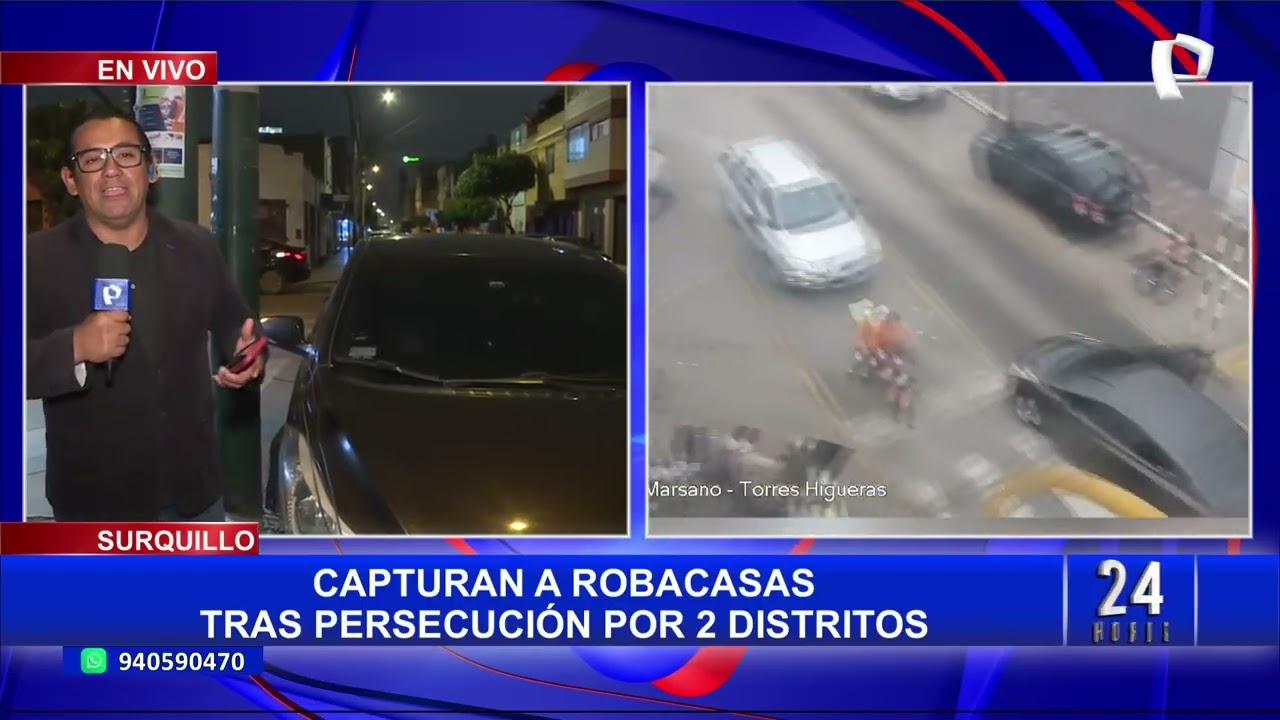 Surquillo: capturan a robacasas tras intensa persecución por dos distritos