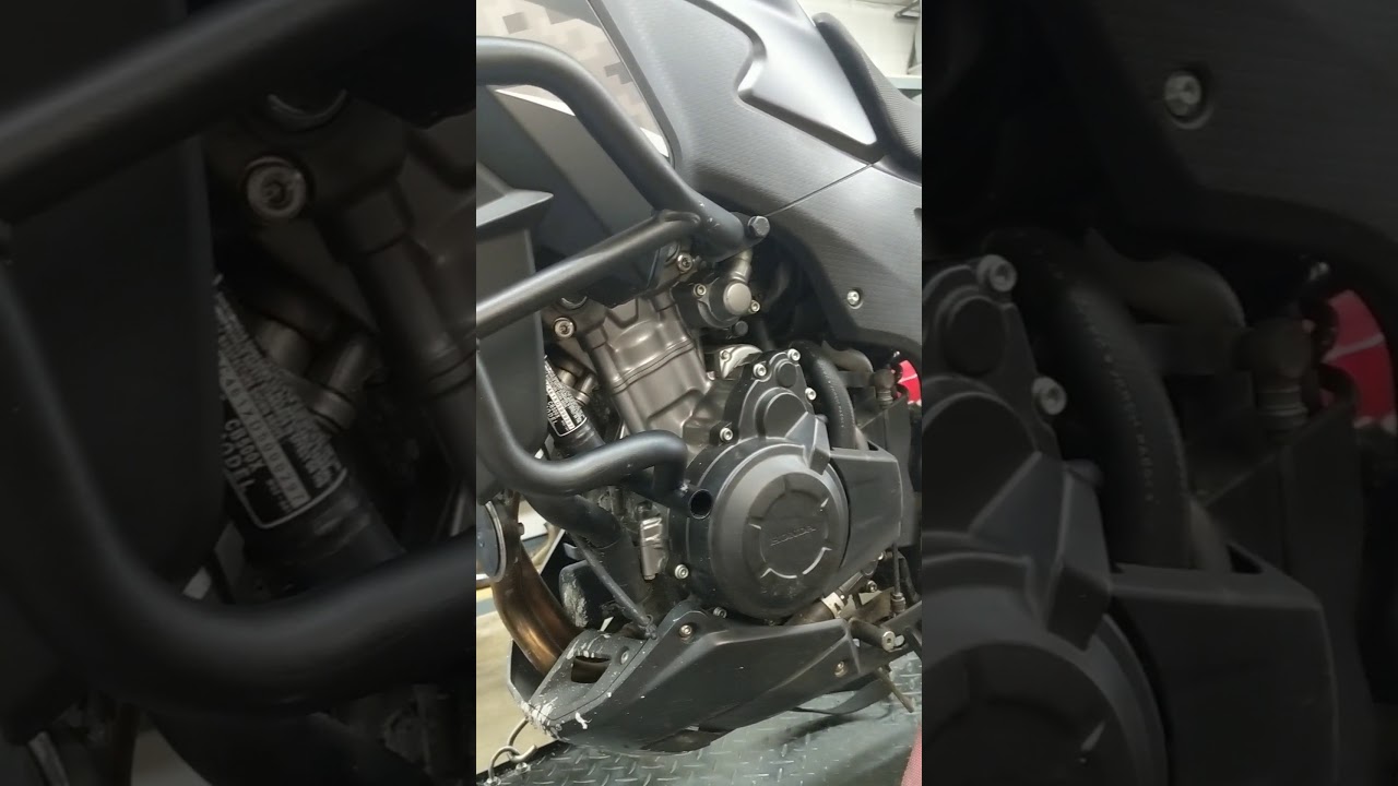 Honda Cb500x Givi engine guard install crash bars