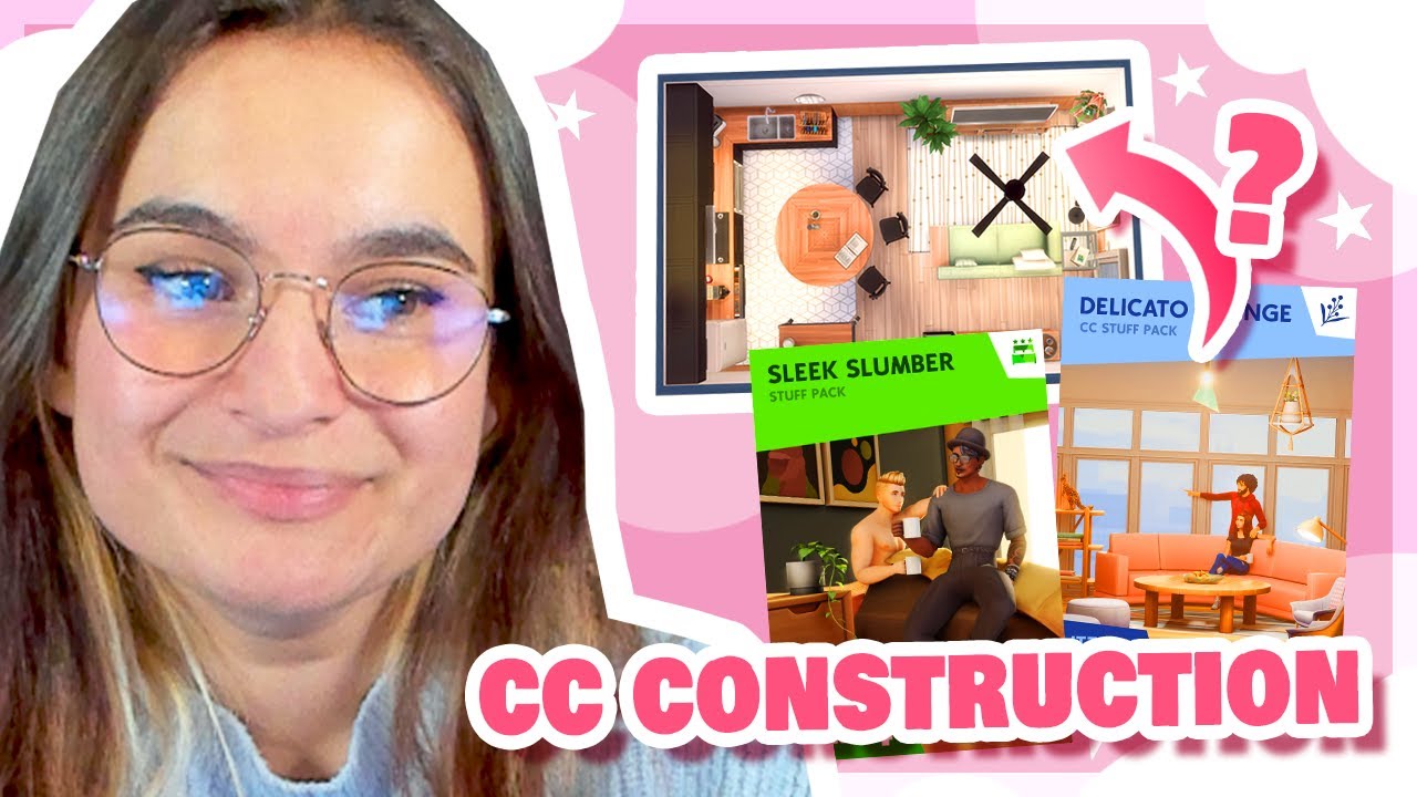☾ Je construis qu'AVEC des CC de construction ! (et c'est des dingueries) 🤩 - Sims 4 ☽