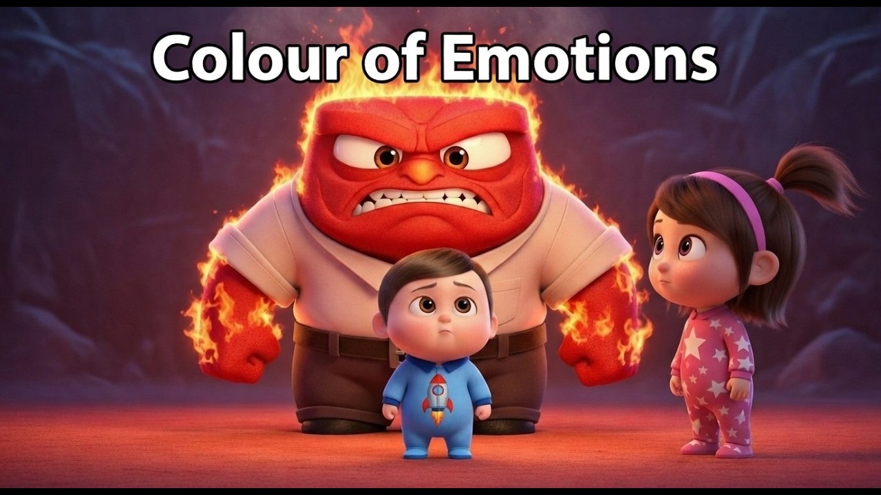 Rainbow Emotions ALIVE! 🌈✨ | Kids Bedtime Story #animation #story #kids 