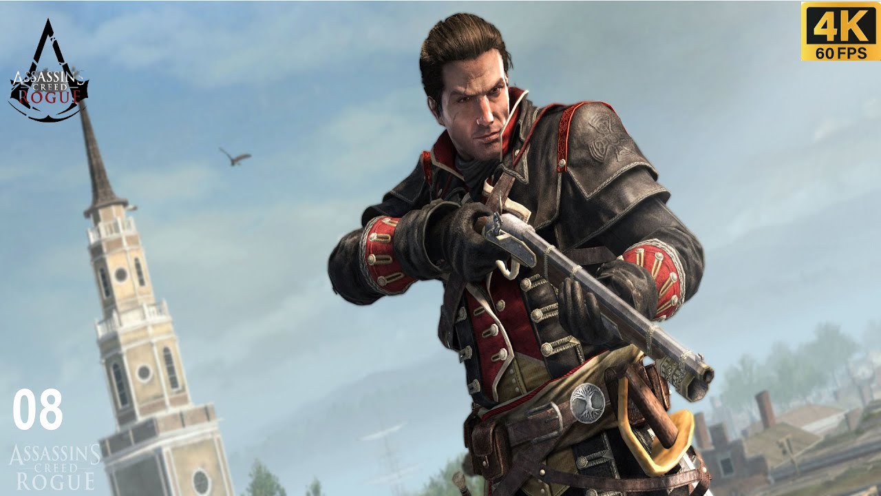 ASSASSIN'S CREED ROGUE - PART 8 - SAVING MANRO [4K] [60FPS]