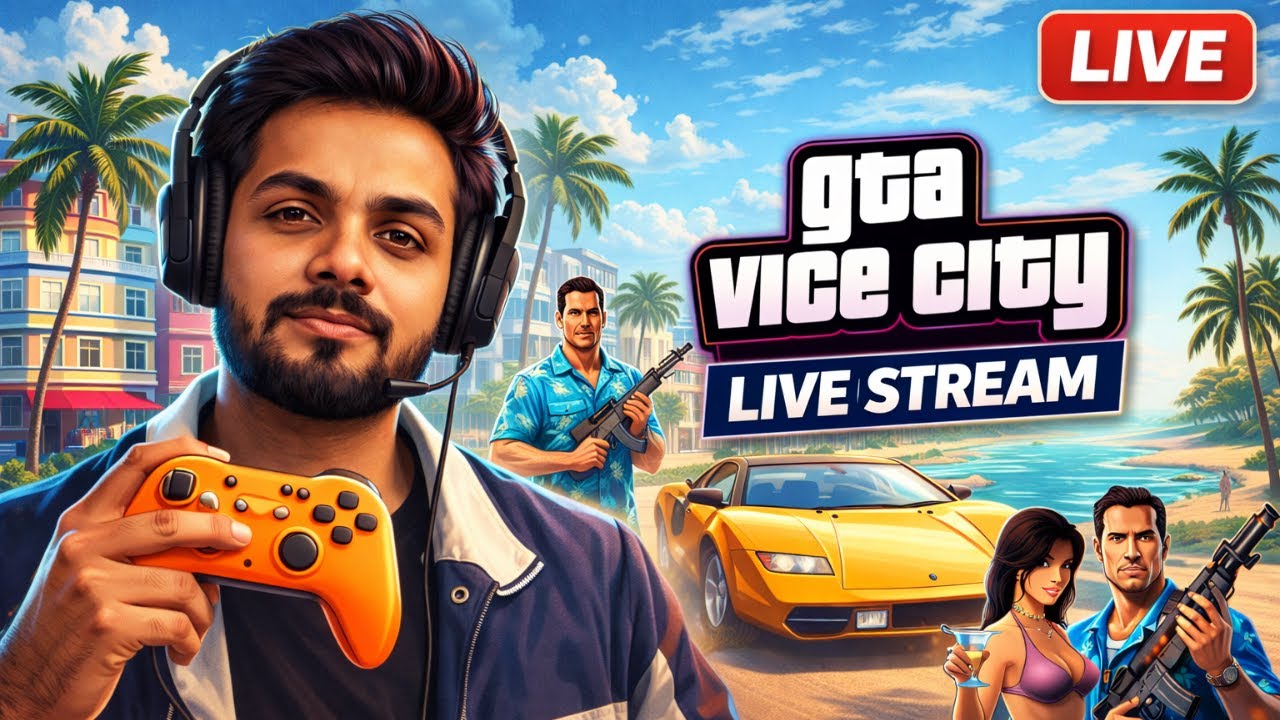 GTA Vice City LIVE 💀 Thug Life, Street Missions & Pure Chaos!