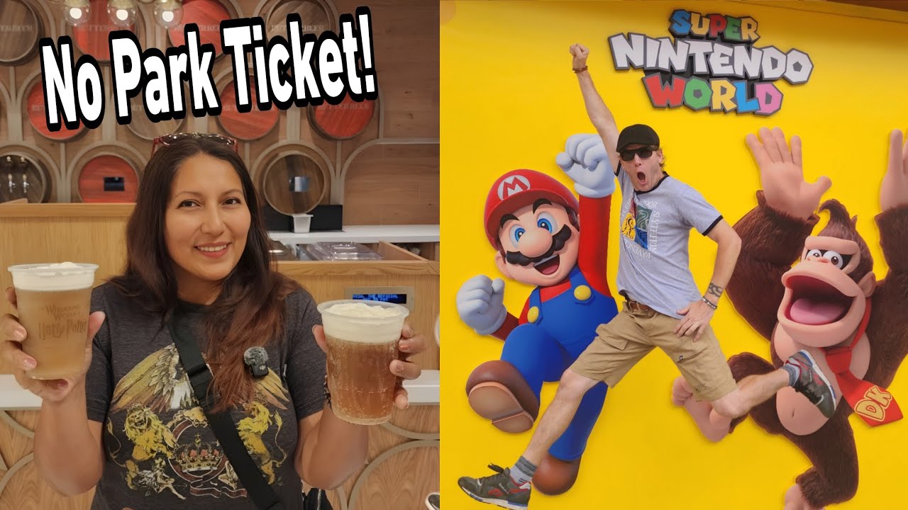 Butterbeer at CityWalk?! + First Look at Universal’s NEW Nintendo Store