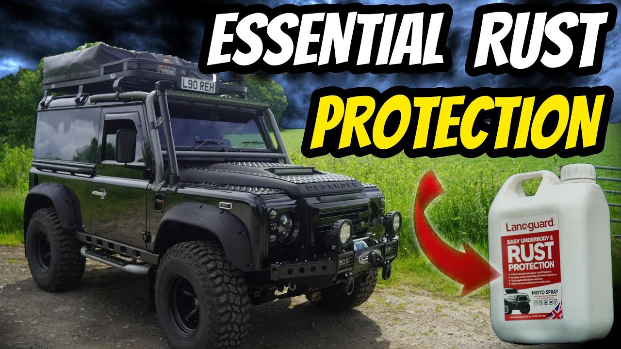 LANOGUARD MY DEFENDER 90 LOOKS AMAZING... STOP THE RUST!