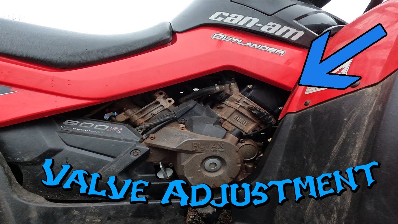 Can am 800R Outlander XT Max 2011 года — регулировка клапанов