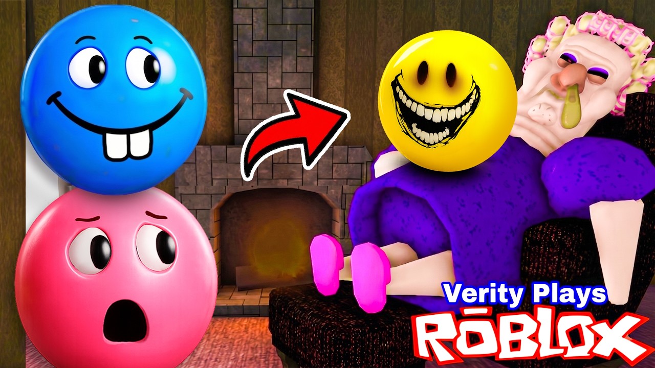 Verity, Falsity & Lovity Plays: ROBLOX - GRUMPY GRAN !!! (Scary Obby)