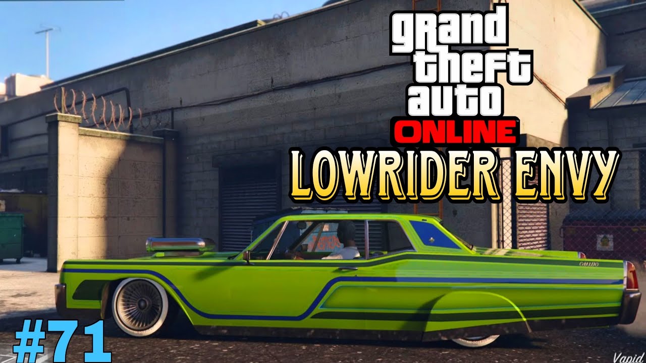 Mission Lowrider Envy lamar gta 5 online