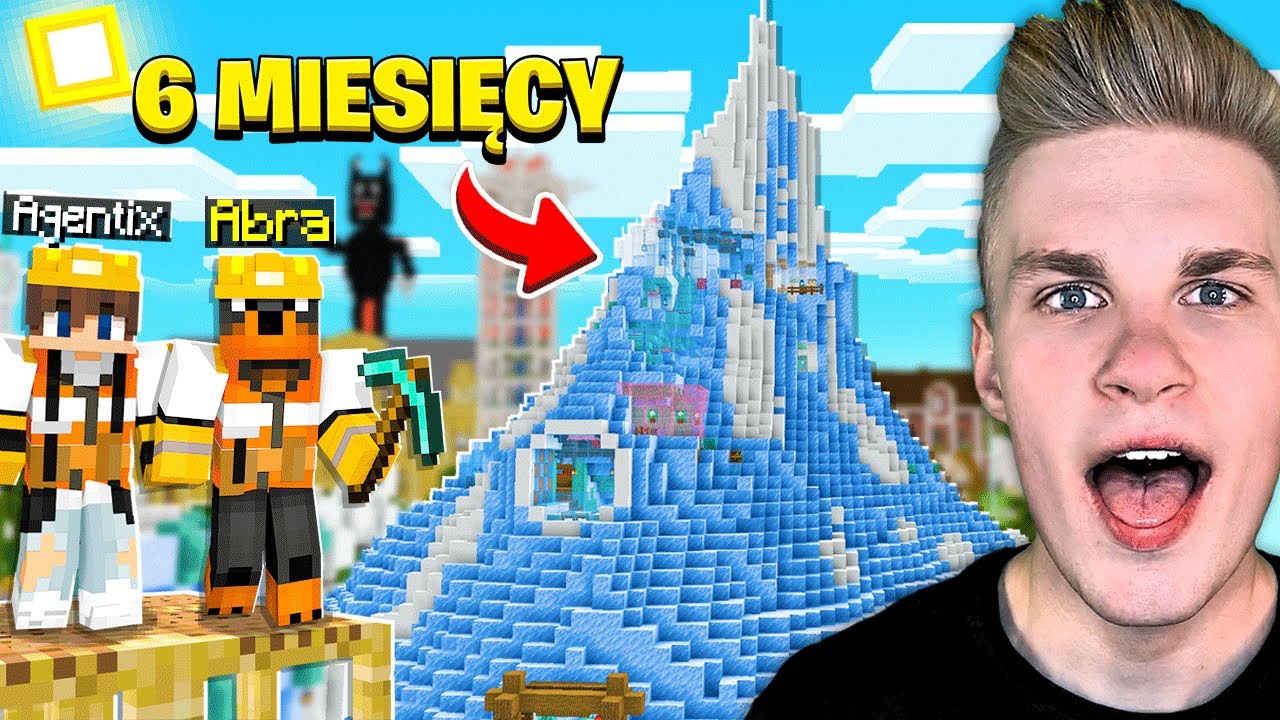 Ukończyłem BUDOWĘ w 100% MOJEGO LODOWCA po 6 MIESIĄCACH na MILIONOWICACH w Minecraft! 🥶