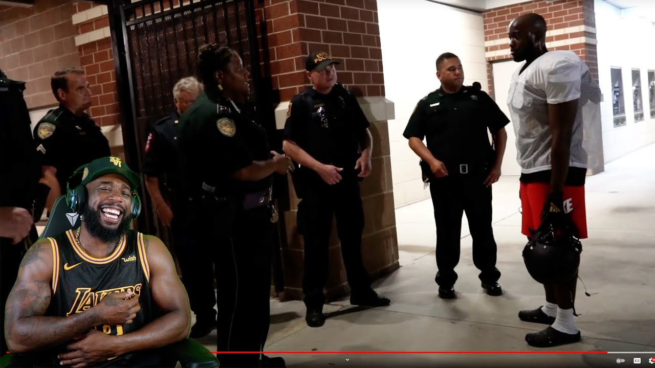 Grown Man Tried To Sneak Into High School FOOTBALL GAME LOL!! (JiDion)