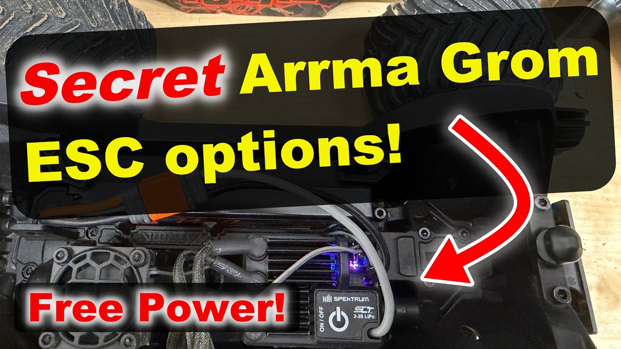 Параметры меню регулятора скорости Secret Arrma Grom 223S BLX ESC - программирование регулятора с...