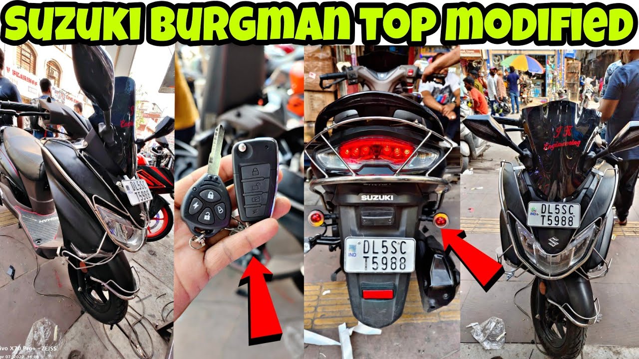 Suzuki burgman modified | burgman modification accessories