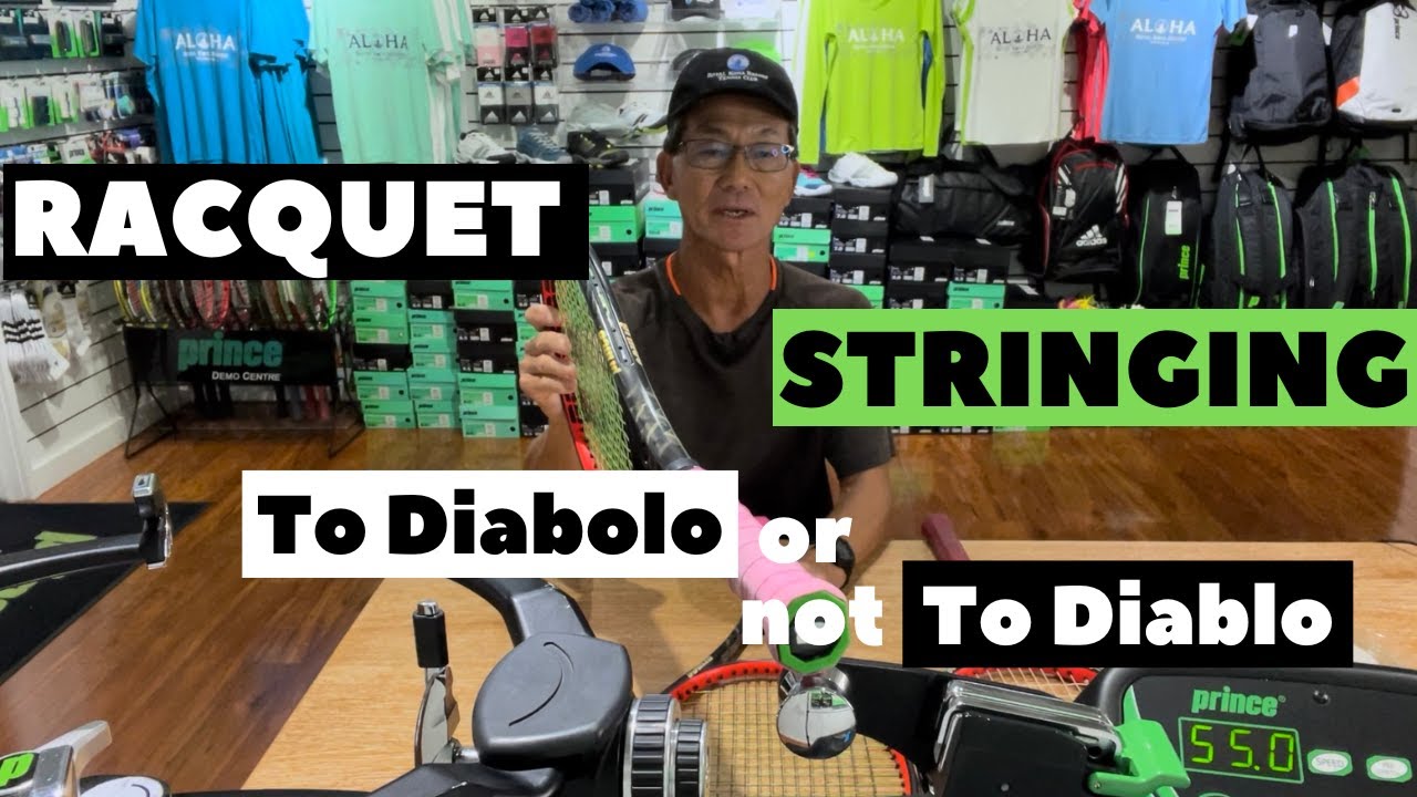 Racquet Stringing [Stringing Machine Diabolo Application]