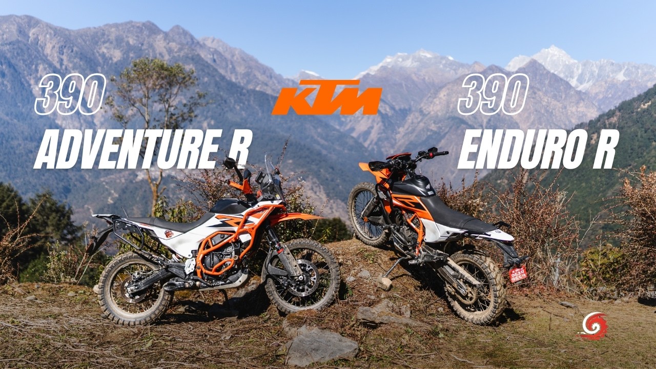 2026 KTM Adventure 390 R vs 390 Enduro R | Real Off-Road Test in Tarkeyghyang | Gearshift Nepal