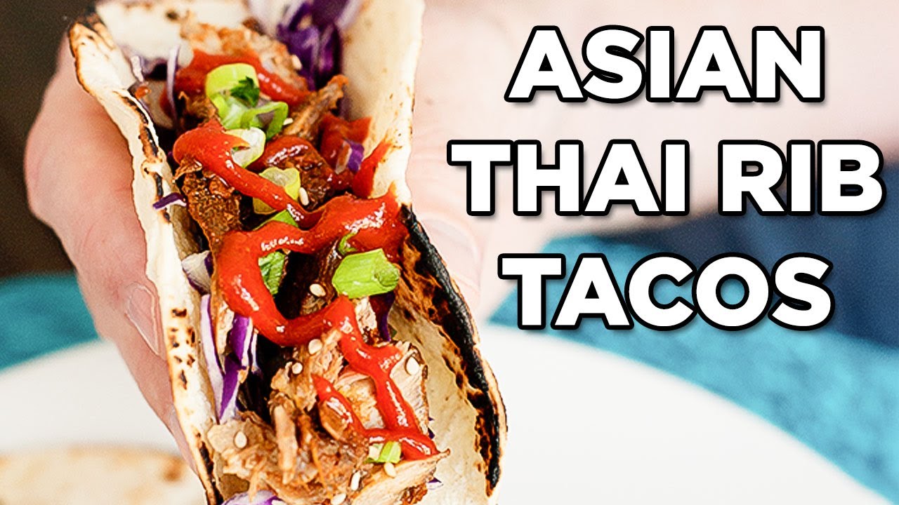 Asian Thai Rib Tacos | Week 1 #TacoTuesday Cookbook Recipe!
