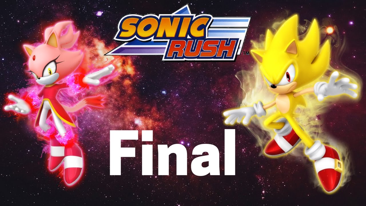 Sonic Rush Final Español - Super Sonic & Burning Blaze (Historia Final)