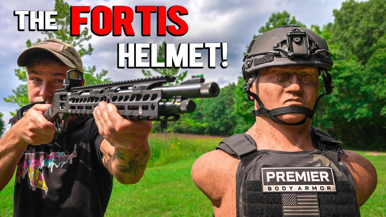 Может ли этот новый пуленепробиваемый шлем остановить мой арсенал??? (Premier FORTIS)