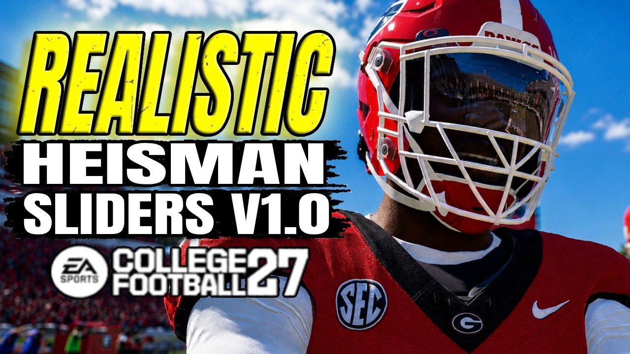 CFB 27 Most Realistic Heisman Slider Settings