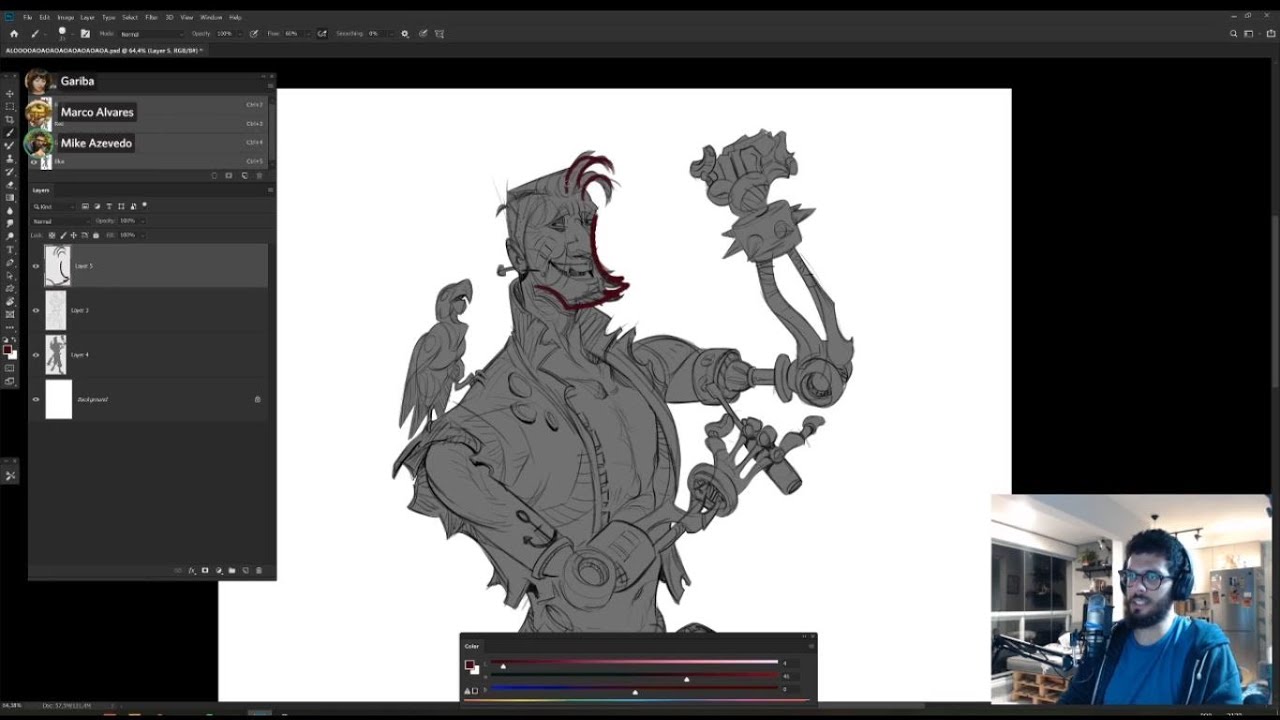 AO VIVO | Demonstração + Q&A II : Pintura Digital - com Mike Azevedo, Marco Alvares e Carol Gariba