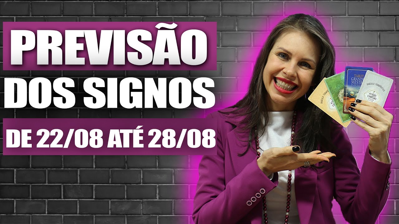Signos na Semana: 22 a 28 de Agosto | Aline Schulz