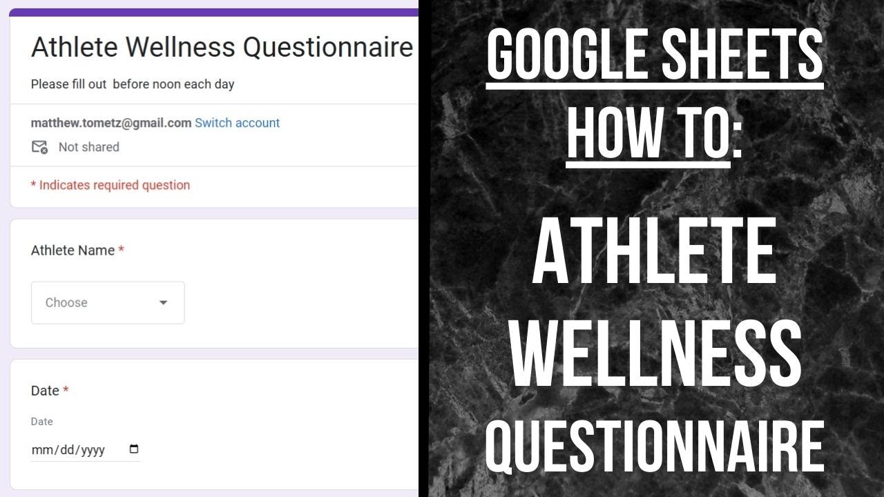 Complete Google Sheets Tutorial: Build an Athlete Wellness Dashboard | Sports Science Made Easy