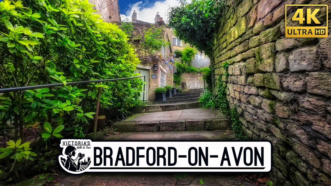 My Walk Around Bradford-on-Avon, UK: A Beautiful Town Just Outside The Cotswolds [4K]