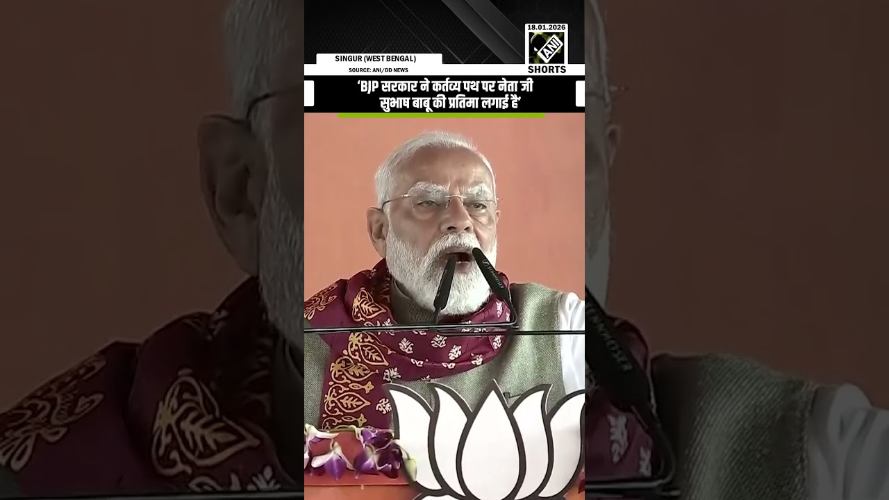 PM Modi hails BJP efforts to install Subhash Chandra Bose’s statue at Kartavya Path, India Gate