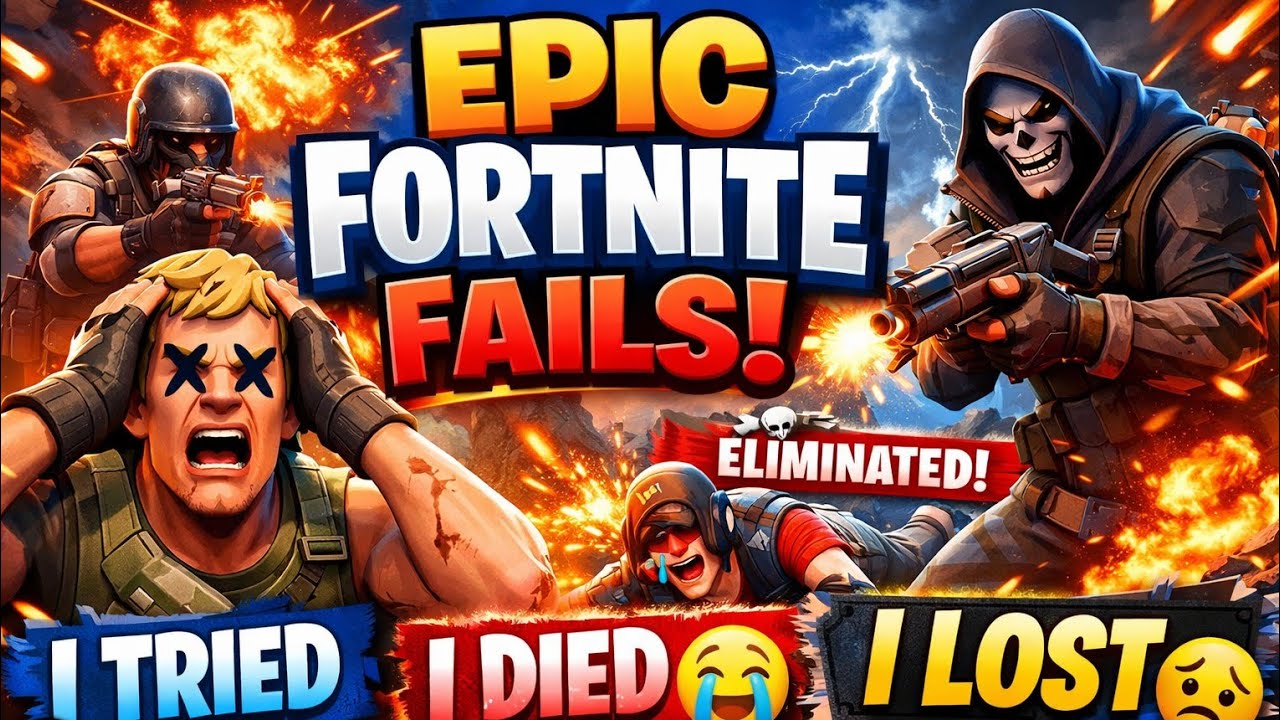 Epic Fortnite Fails-I Tried, I Died , I Lost! Funny Moments and Epic Fails [ #1 ]