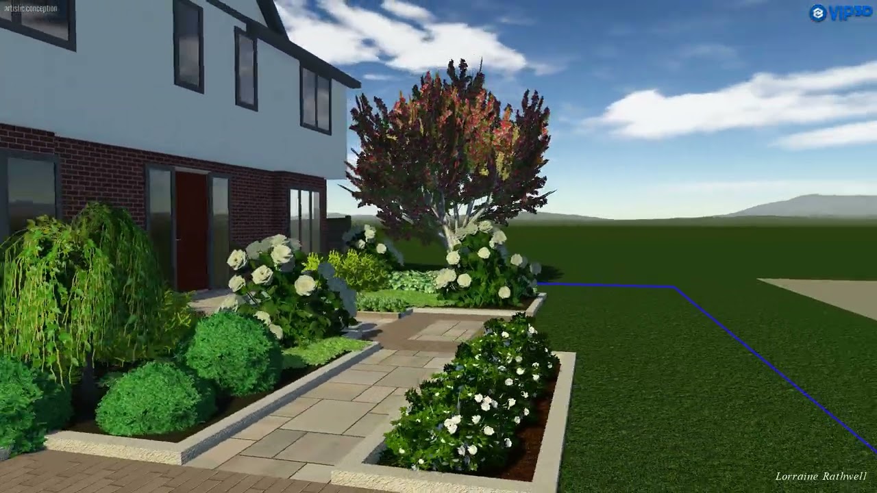 Camborne Front Yard Modern and Traditional Mix