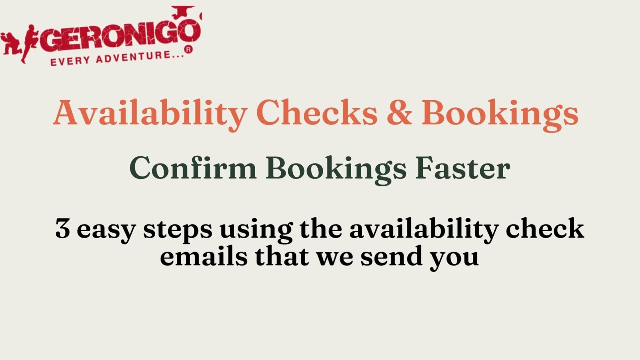 Availability Check Email