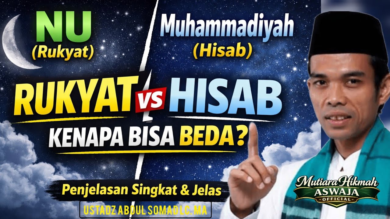 Rukyat vs Hisab! UAS Jelaskan Akar Perbedaan 1 Syawal”|Ustadz Abdul Somad.Lc.Ma