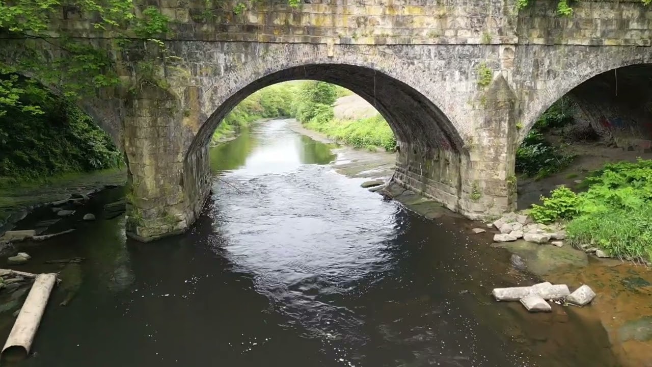 CLIFTON VIADUCT RIVER IRWELL, SALFORD, GREATER MANCHESTER