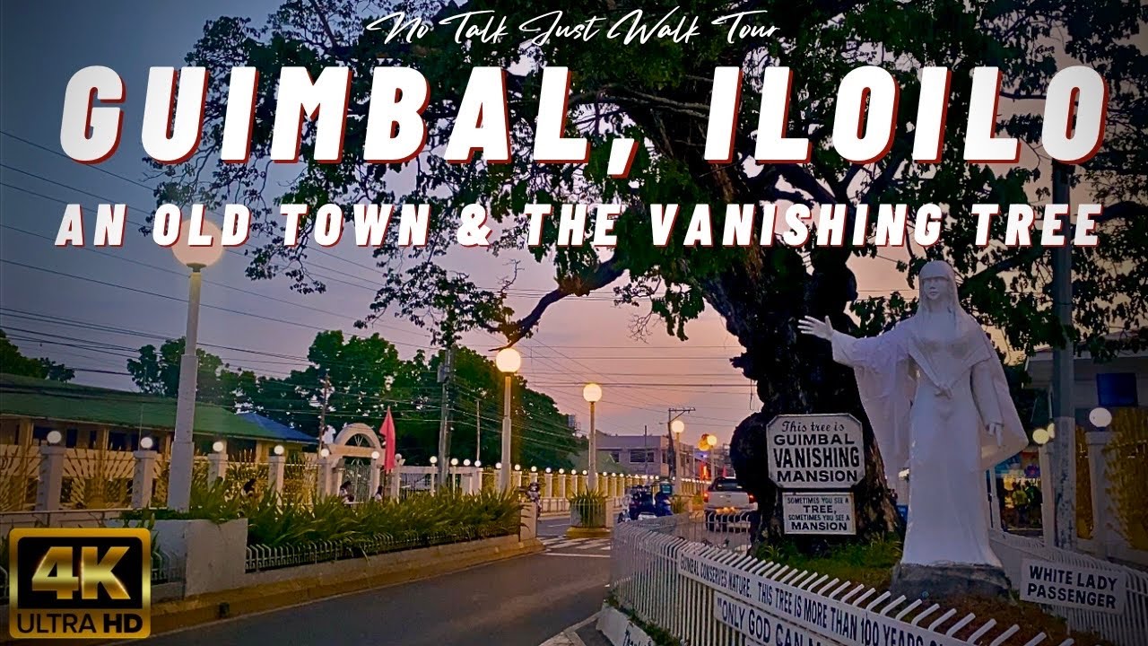 Evening Walk in Guimbal, Iloilo in 4K! An Old Town and a Vanishing Tree