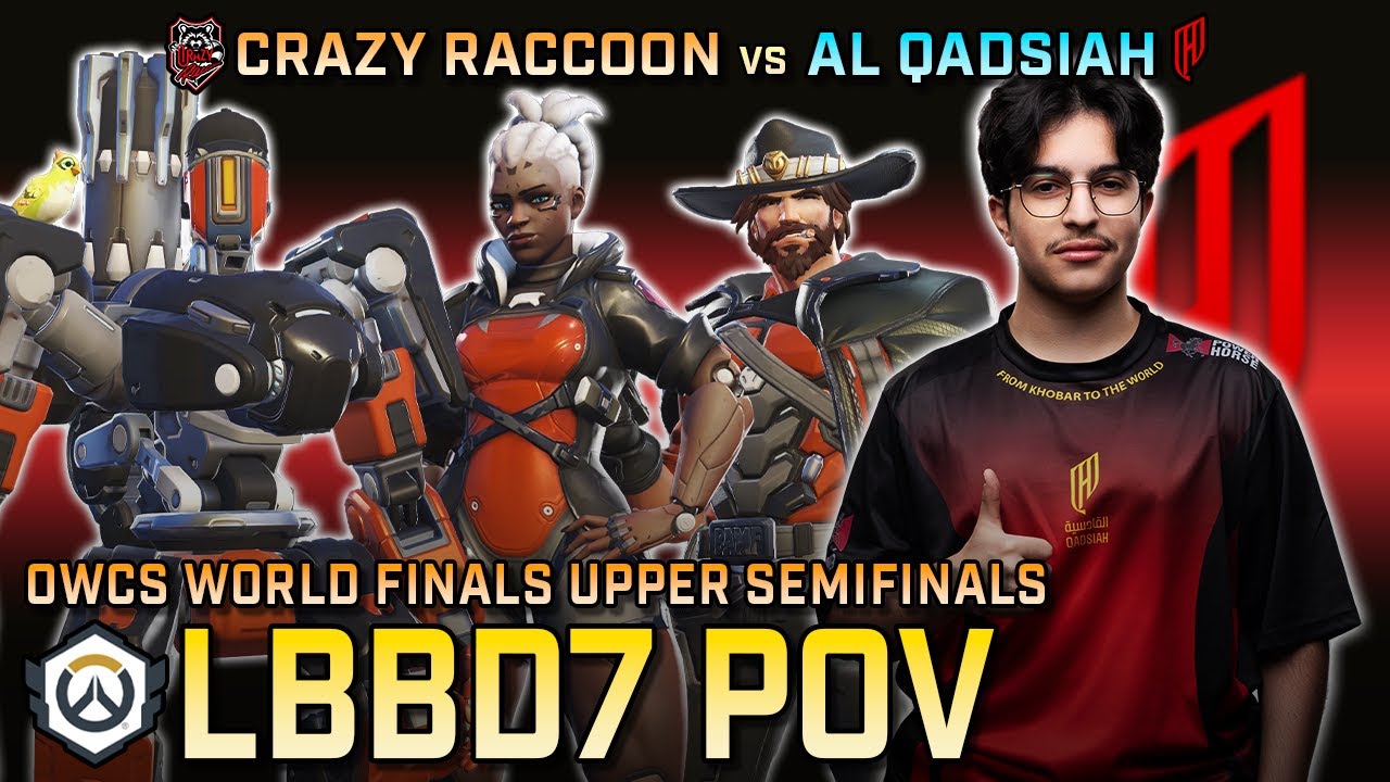 [ LBBD7 ] Walking out on BASTION?! | Al Qadsiah vs Crazy Raccoon | OWCS World Finals Upper Semis