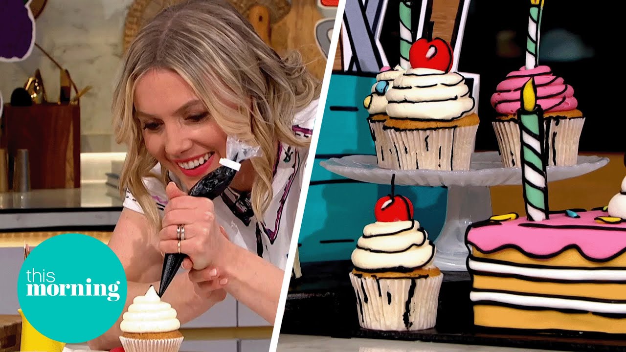 Juliet Sear’s Easy Comic Book Cupcakes | This Morning