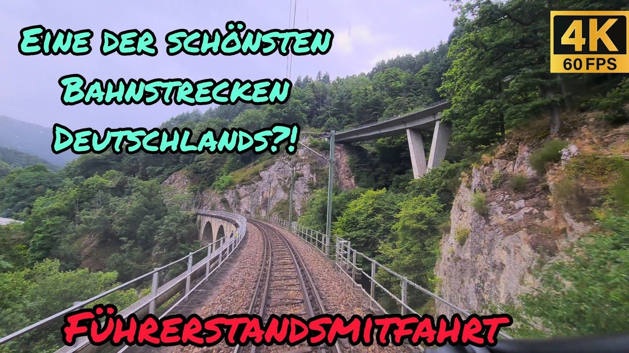 Murgtalbahn Führerstandsmitfahrt | Schönmünzach - Langenbrand