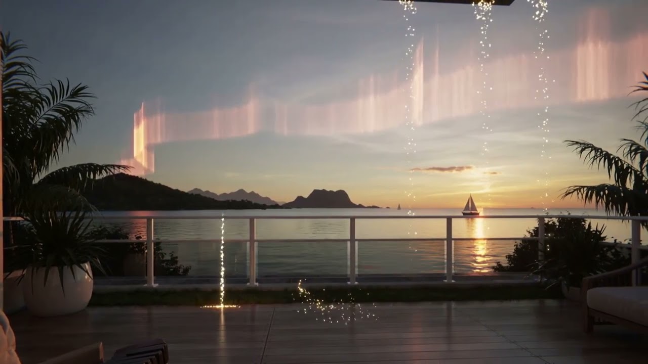 Cliffside Terrace Ambient Chill | Kalimba & Sunset Pads for Serene Sunset Vibes #ambientchill